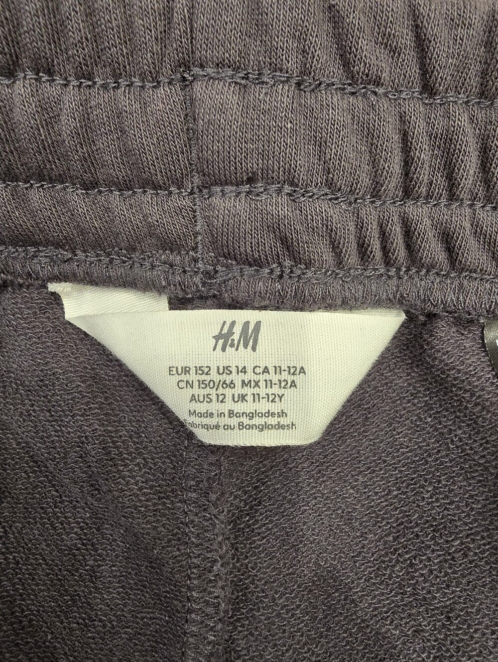 H&M Kids Wide Leg Pants Charcoal Black  Size 14 - Picture 5 of 5